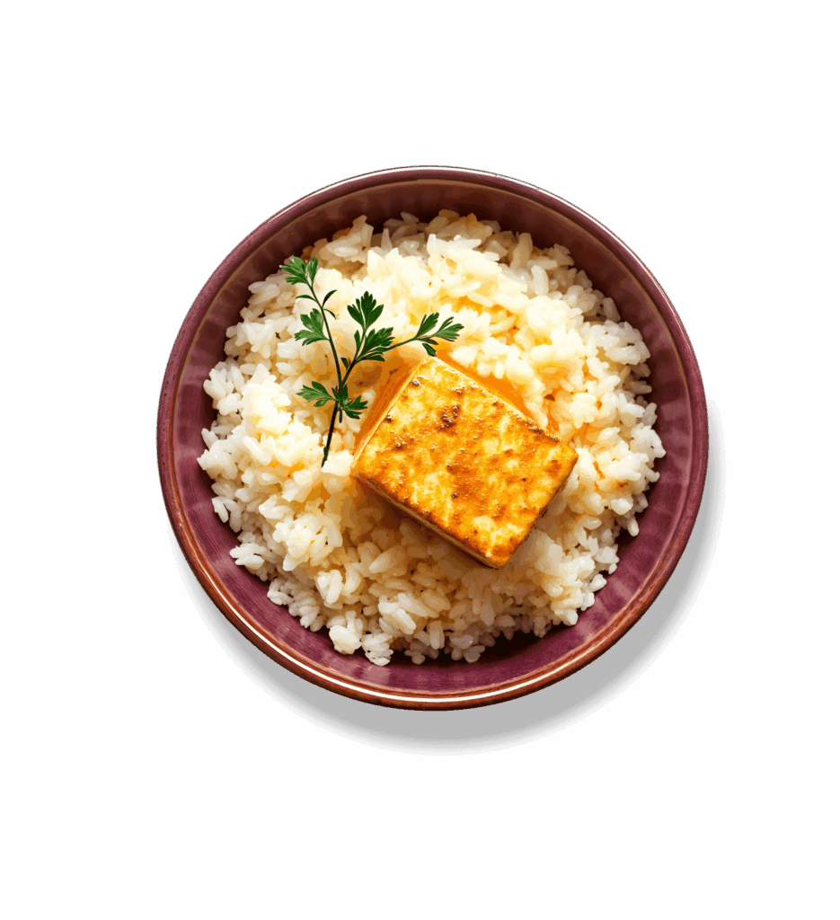 paneer rice bowl